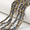 Electroplate Transparent Glass Beads Strands LS-EGLA-A034-T8mm-O02-1