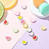 14Pcs 7 Colors Zinc Alloy Enamel Beads FIND-CJ0003-31-6