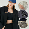 2Pcs 2 Colors Brass Brooch Findings KK-PH0013-71-5