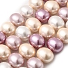 Shell Pearl Beads Strands BSHE-F013-01P-1