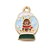 Christmas Theme Alloy Enamel Pendants FIND-M039-02E-1