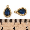 Ion Plating(IP) 304 Stainless Steel Micro Pave Cubic Zirconia Charms STAS-K256-20G-05-3