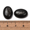 Natural Silver Sheen Obsidian Cabochons G-G741-13x18mm-23-2