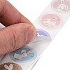 8 Patterns Easter Theme Self Adhesive Paper Sticker Rolls DIY-C060-03H-4