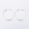 304 Stainless Steel Hoop Earrings EJEW-H328-03-1