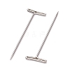 Nickel Plated Steel T Pins for Blocking Knitting FIND-D023-01P-05-2