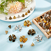90Pcs 3 Colors Tibetan Style Bead Cones FIND-GO0003-36-4