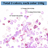 3 Style Transparent Electroplate Crushed Glass Craft GLAA-SC0001-99A-2