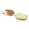 Alloy Enamel Pendants FIND-I064-07G-2