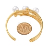 Rack Plating Brass Cuff Bangles for Women BJEW-C086-03G-5