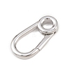 Brass Spring Gate Rings KK-P339-02P-2