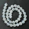 Natural White Agate Round Beads Strands G-N0151-10-10mm-3