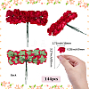 144Pcs Paper Artificial Rose Flower DIY-SP0005-95B-2
