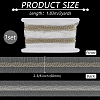 2 Yards 9-Row Glass Seed Beaded Lace Trim OCOR-FG0002-60B-2