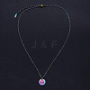 201 Stainless Steel Pendants Necklaces NJEW-S105-JN627-7-2