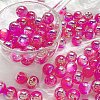 Rainbow Iridescent Plating Acrylic Beads LS-FIND-B077-01E-1
