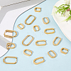 8 Pairs 4 Styles 304 Stainless Steel Huggie Hoop Earrings EJEW-SC0001-76G-3