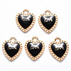Alloy Enamel Pendants ENAM-S121-038B-2