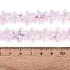 Electroplate Transparent Glass Beads Strands EGLA-Q136-01A-10-4