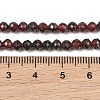 Natural Red Garnet Beads Strands GG-CBA1497-A04-4mm-5