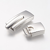 304 Stainless Steel Bayonet Clasps STAS-P158-01C-M-4