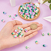  210Pcs 7 Style Handmade Polymer Clay Beads HUDU-TA0001-01-6