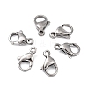 Tarnish Resistant Polished 304 Stainless Steel Lobster Claw Clasps STAS-R072-39A-5