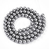Baking Paint Pearlized Glass Pearl Bead Strands HY-N002-5mm-A01-3