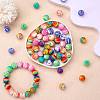 WEWAYSMILE 70Pcs 7 Styles 15mm Silicone Round Beads Making Kit JX487A-4