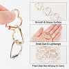 15Pcs 3 Colors Alloy Screw Carabiner Lock Charms FIND-AN0001-12-3