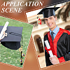 DIY Alloy Graduation Cap Pendant Decoration Making Kits HJEW-UN00050-5