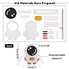 DIY Sew on PU Leather Astronaut Shaped Multi-Use Crossbody/Shoulder Bag/Backpack Making Kits DIY-WH0297-55B-2