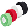4 Rolls 4 Colors Cotton Underwrap Bandages AJEW-CY0002-37-1