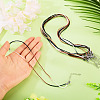 10Pcs Cotton & Metallic Cord Necklace Making NJEW-TAC0057-6