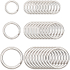 30Pcs 3 Styles Iron Split Rings IFIN-SP0001-19P-1