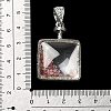 Glass Locket Pendants KK-F868-04P-4