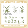 12Pcs 12 Styles Computerized Embroidery Cloth Iron on/Sew on Patches PATC-FG0003-80-2