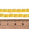 Electroplate Transparent Glass Beads Strands LS-EGLA-Q132-03A-A03-4