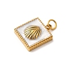 304 Stainless Steel Enamel Charms STAS-B093-09G-01-2