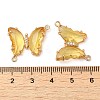 Brass Pave Faceted Glass Connector Charms X-FIND-Z020-04Q-3