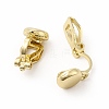 Alloy Clip-on Earring Findings X-PALLOY-M208-02G-1