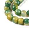 Dyed Natural White Jade Beads Strands G-T138-D15-3