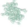 5Pcs Transparent Glass Beads X-GLAA-PW0001-25N-1