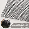 Polyester Birdcage Bridal Veil Netting AJEW-WH0471-103B-01-4