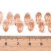 Crystal Glass Beads Strands GLAA-D033-38-2