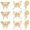20Pcs 3 Styles Zinc Alloy Open Back Bezel Pendants FIND-SP0005-70-1