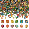 500Pcs Plastic Flower Beads KY-TADJ0001-07A-2