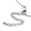 304 Stainless Steel Cable Chains Bracelet Making AJEW-P119-02P-3