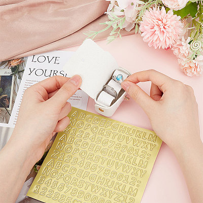 Imitation Leather Wedding Ring Storage Case with Alloy Clasps and PVC Stickers for Pet AJEW-FG0004-27A-1