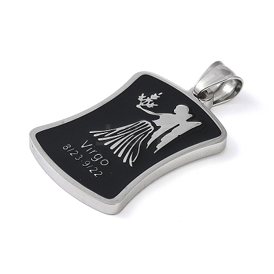 304 Stainless Steel Pendants STAS-O008-01H-1
